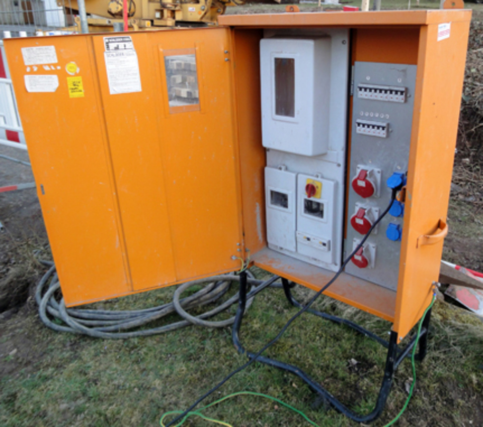 Baustromkasten bei ehb-Elektrotechnik in Waldmünchen
