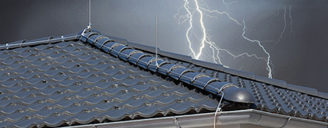 Äußerer Blitzschutz bei ehb-Elektrotechnik in Waldmünchen